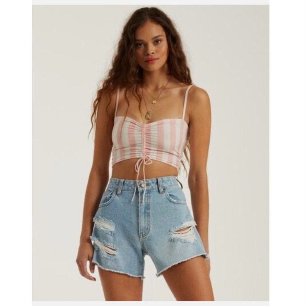Billabong Beaud Up Top Clinch Tie Crop